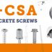 Improved Sormat S-CSA concrete screws
