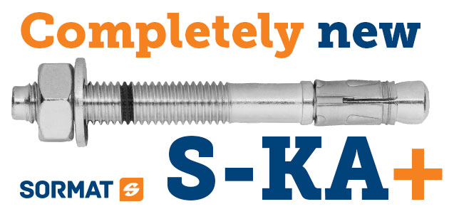 Completely new S-KA+ through bolt | Sormat EN